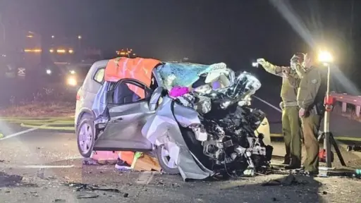 El accidente dejó a cinco muertos en Ruta del Itata, Captura