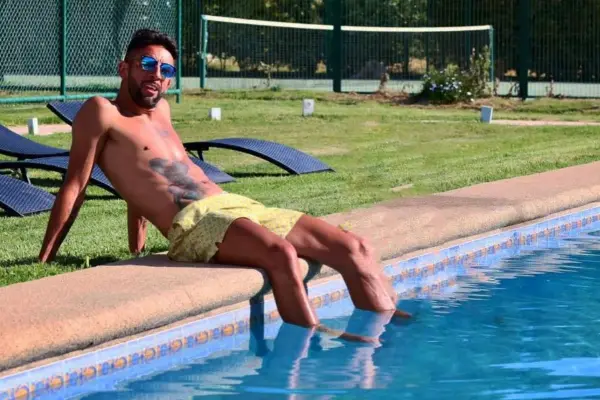 Mauricio Isla disfrutando de sus interrumpidas vacaciones ,Instagram