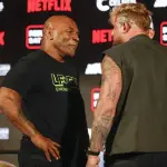 Mike Tyson y Jake Paul, AFP