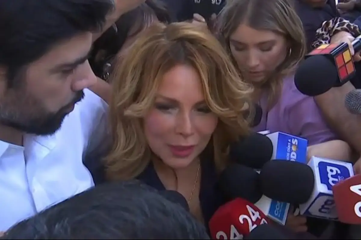 Así fue la caótica llegada de Cathy Barriga al Centro de Justicia, Redes sociales | X