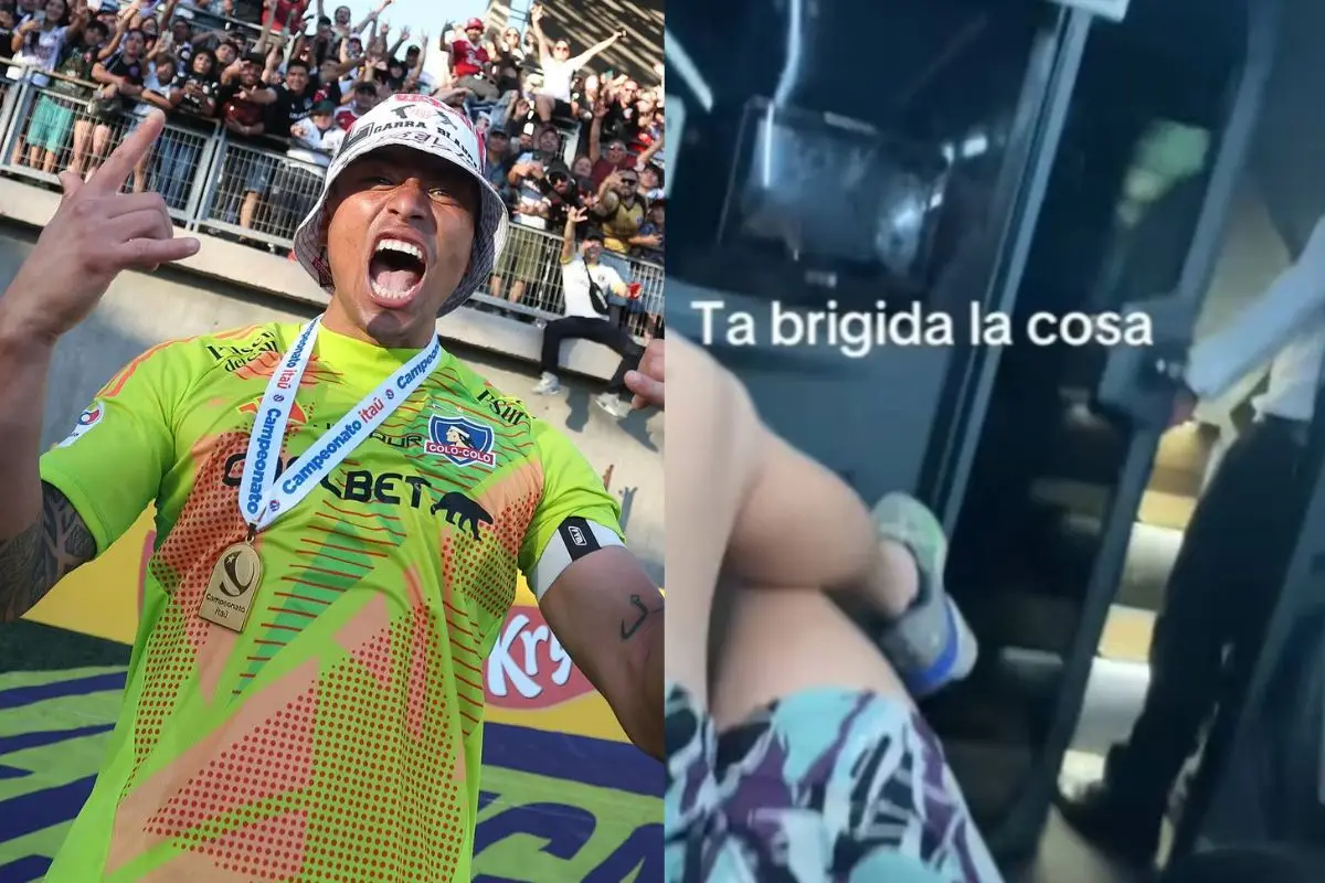 Hincha no pudo esconder su alegría, Captura