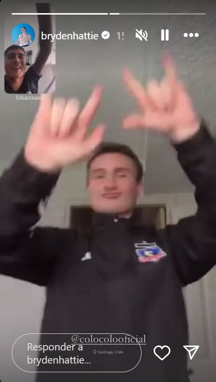 Bryden Hattie celebrando la 34 - Captura de pantalla