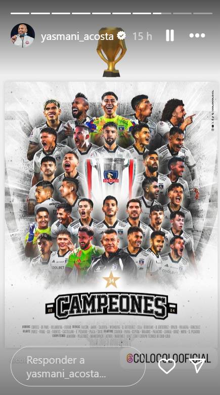 Yasmani Acosta celebrando la 34 - Captura de pantalla