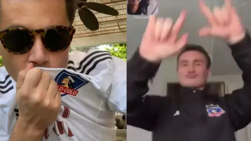 Famosos celebraron la 34 de Colo Colo, Captura de pantalla