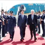 Presidente de Vietnam llega a Chile para una visita oficial,  VNA