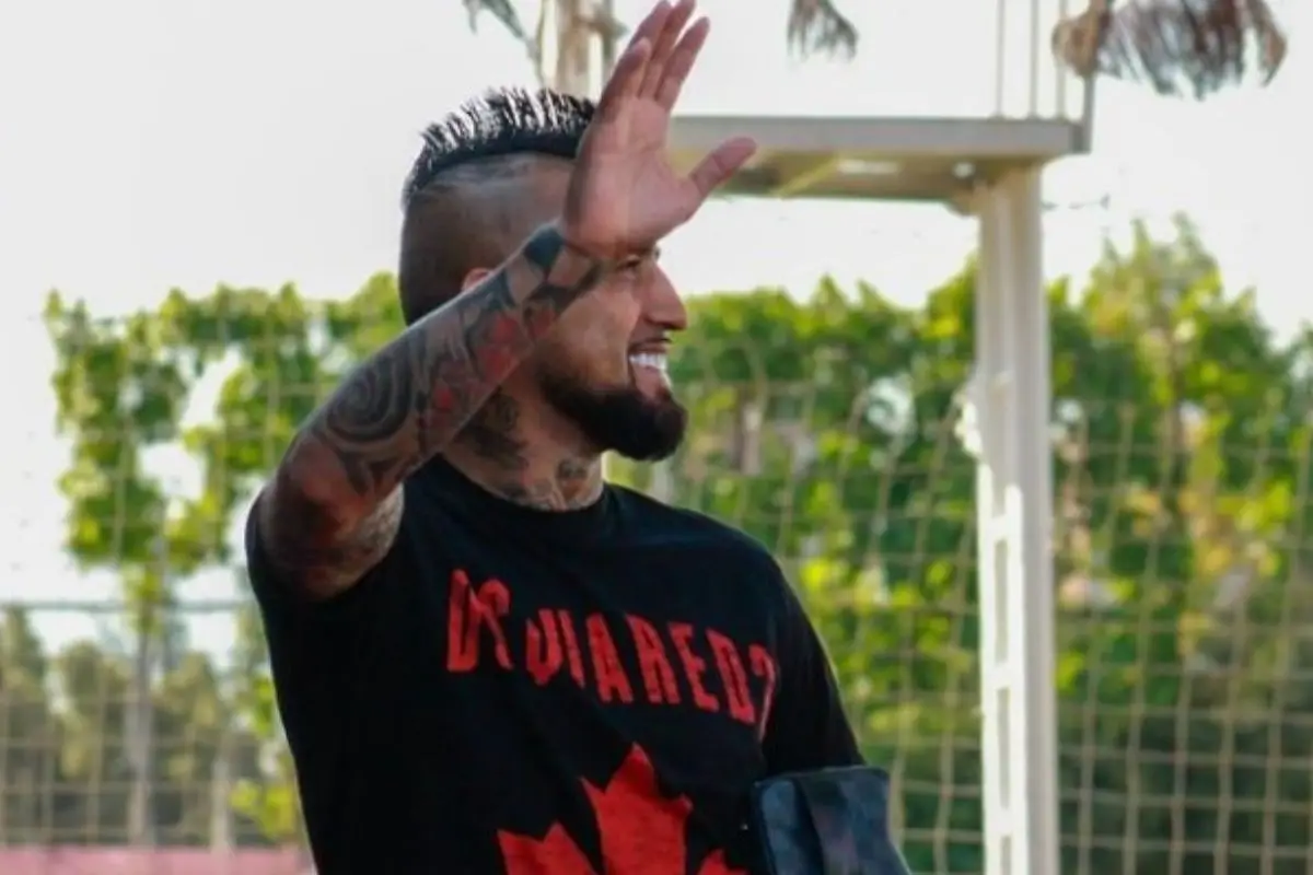 Arturo Vidal de regreso en Juan Pinto Durán, Captura