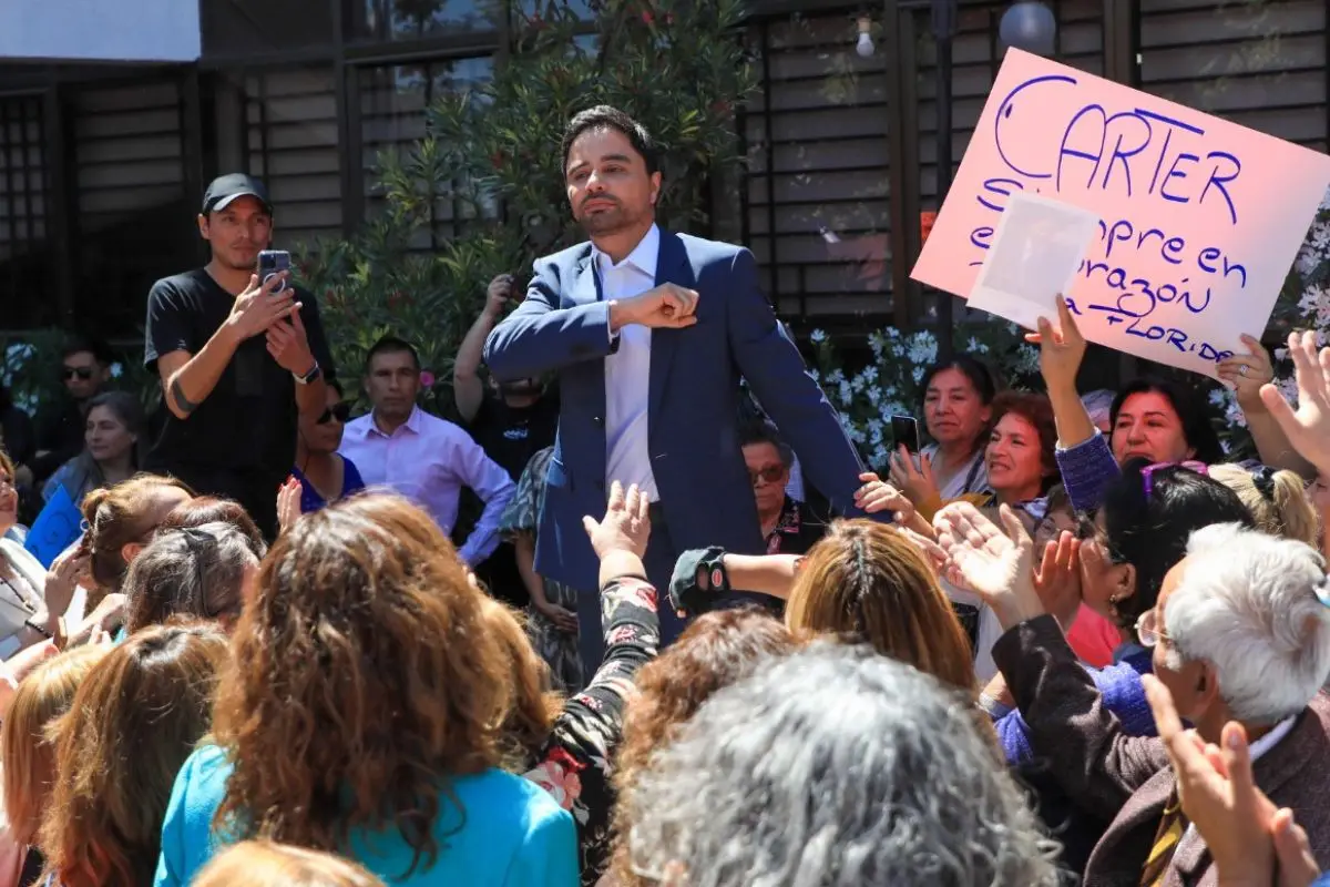 Rodolfo Carter se despidió de vecinos y adherentes, Cedida