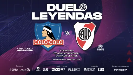 Duelo de Leyendas entre Colo Colo y River Plate, Cedida