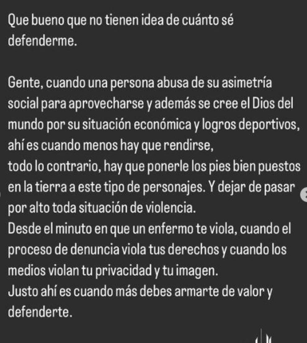 Denunciante de Jorge Valdivia - Instagram