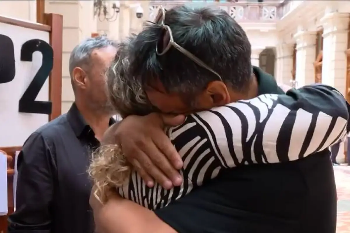 Claudio Valdivia reaccionó emocionado, Captura de pantalla