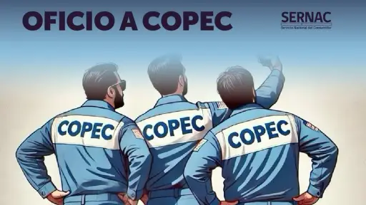 Sernac ofició a Copec, Sernac