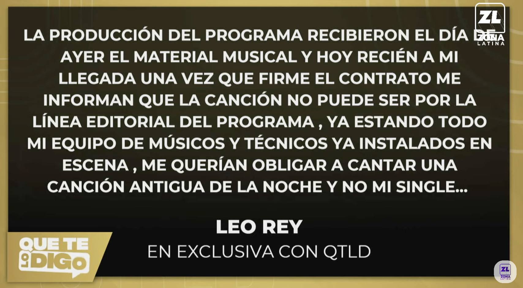 Leo Rey - Captura de Youtube