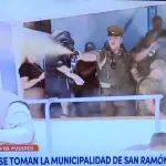 Carabineros dispersó a feriantes en San Ramón, Redes sociales