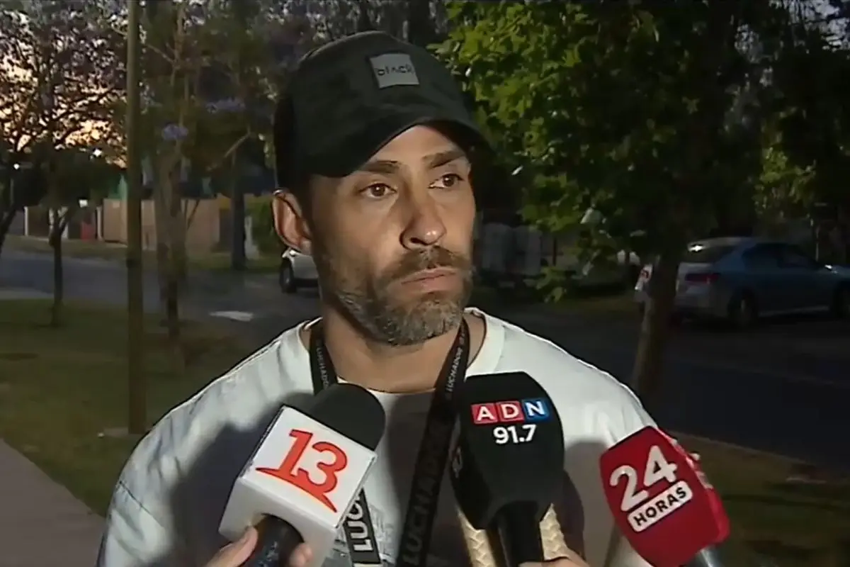 Jorge Valdivia atendió a la prensa, Captura