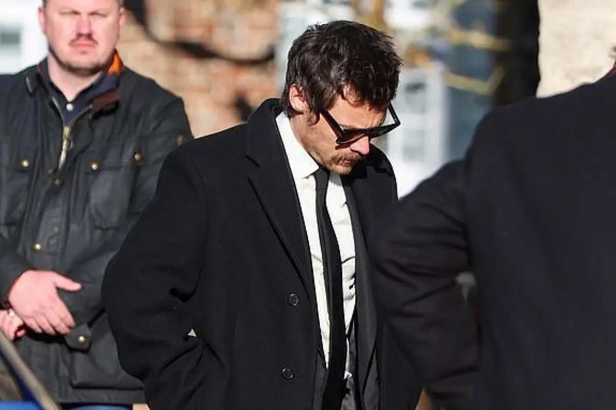 Harry Styles llegando al funeral de Liam Payne, Redes sociales