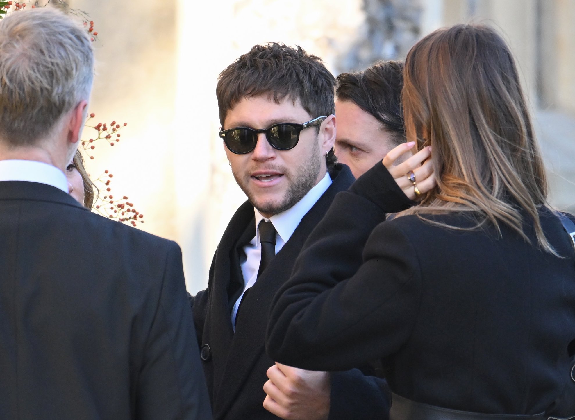 Niall Horan llegando al funeral de Liam Payne - Redes sociales