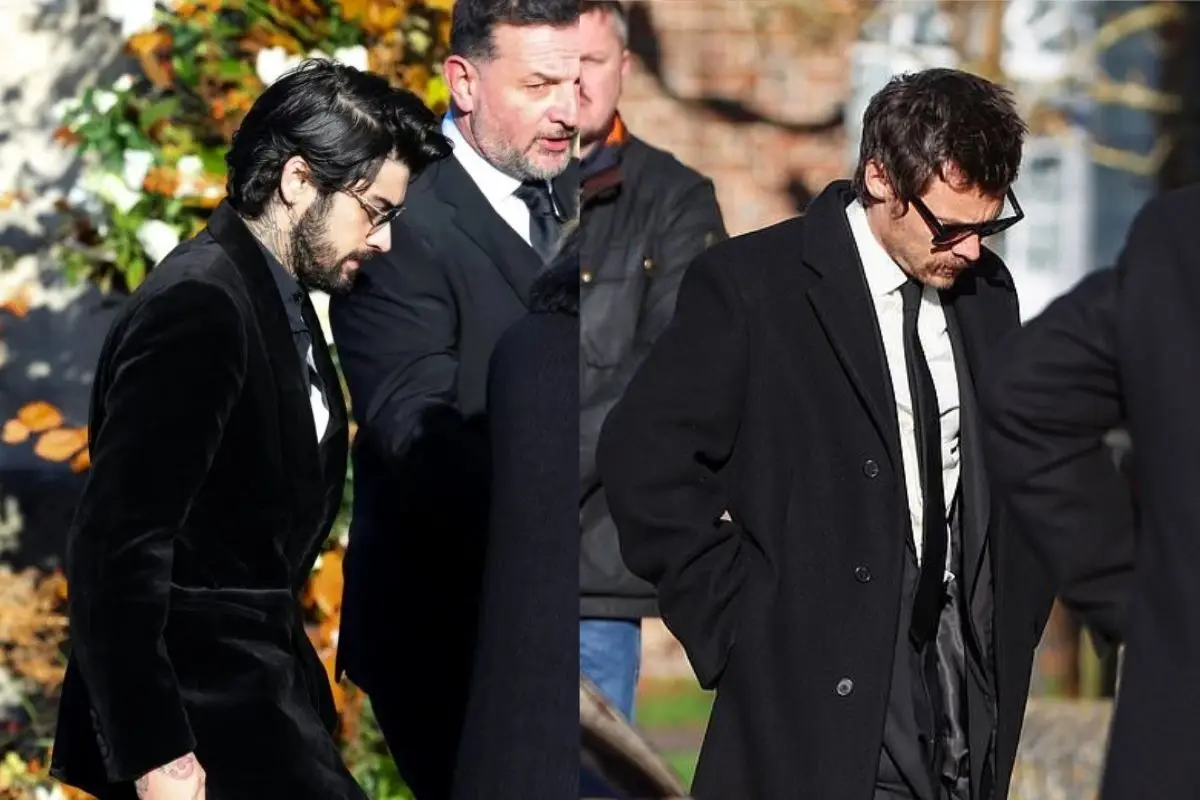 Miembros de One Direction llegaron al funeral de Liam Payne, Redes sociales