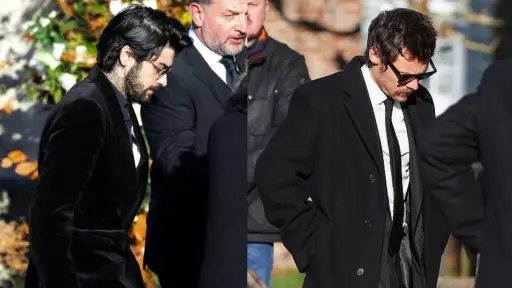 Miembros de One Direction llegaron al funeral de Liam Payne, Redes sociales