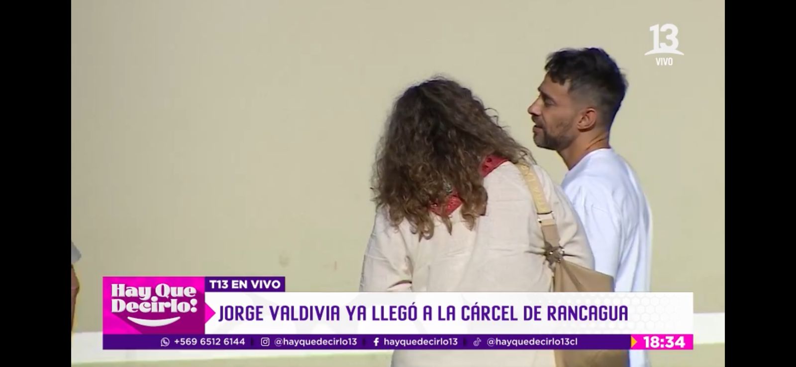 Jorge Valdivia en la cárcel de Rancagua - Canal 13