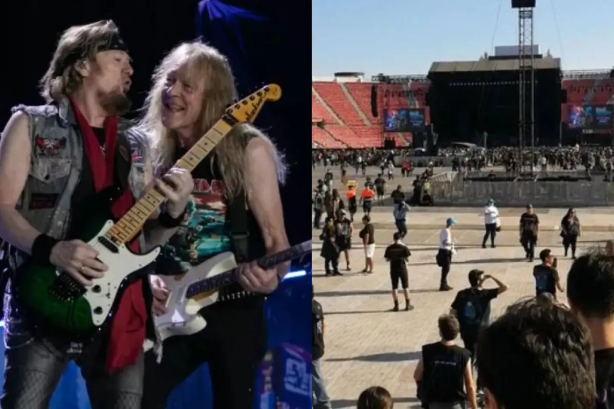 Fallece trabajador que desmontaba escenario de Iron Maiden, Redes sociales | X