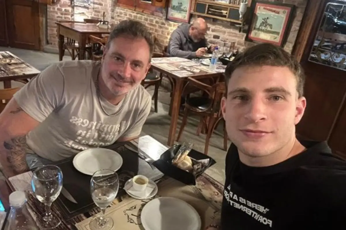 Marcelo Barticciotto y su hijo Bruno, Instagram