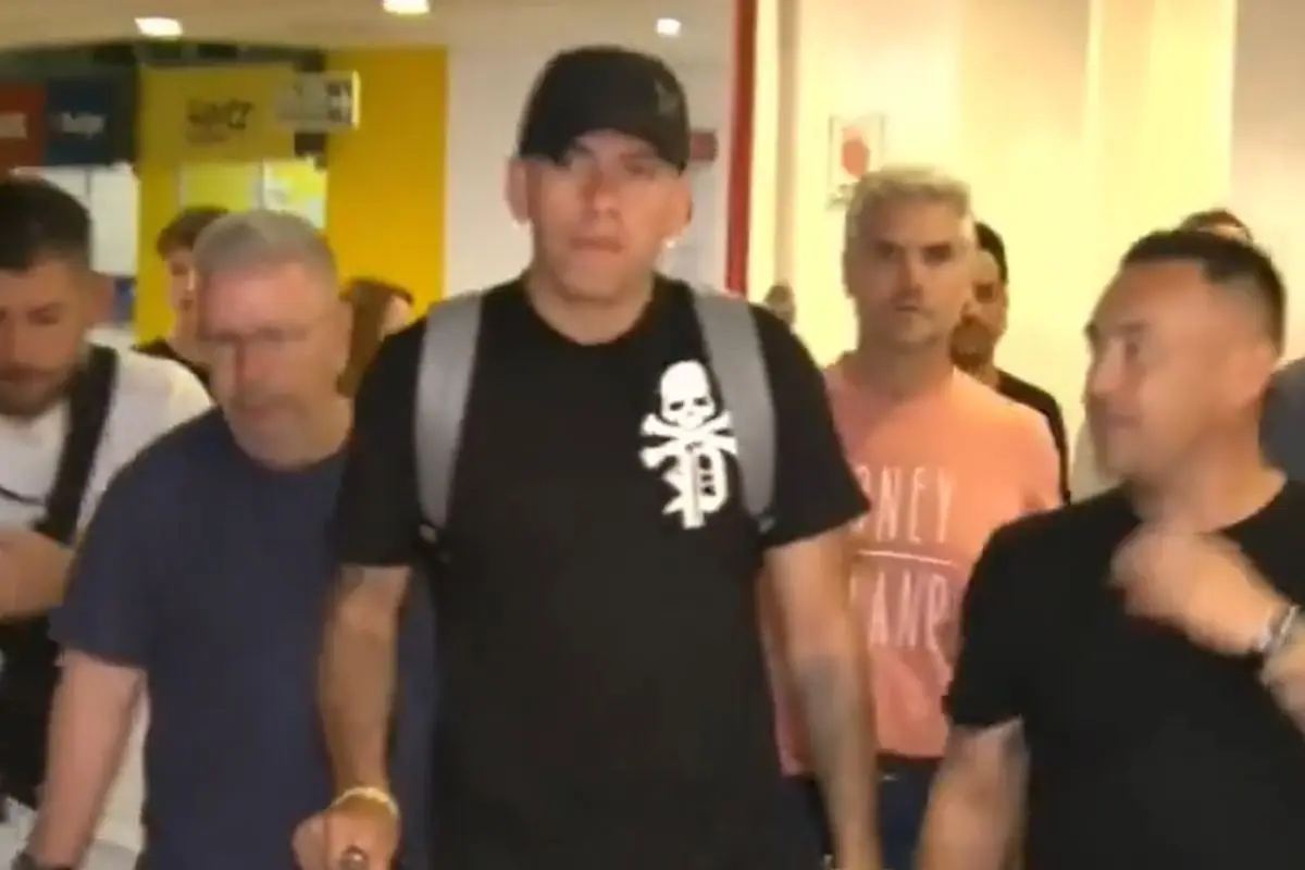 Carlos Palacios ya está en Baires, Captura