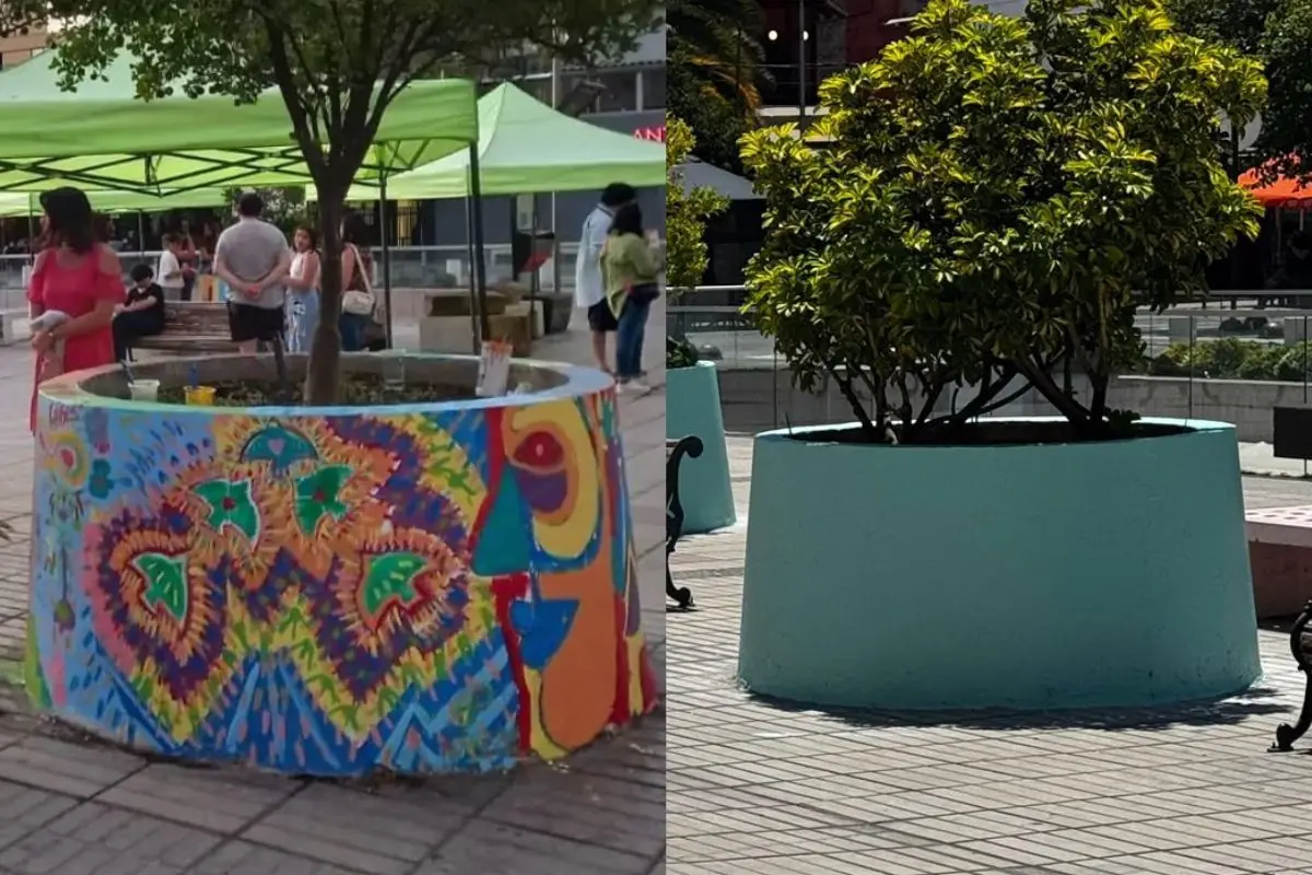 Obras de menores fueron borradas con un par de brochazos, Instagram