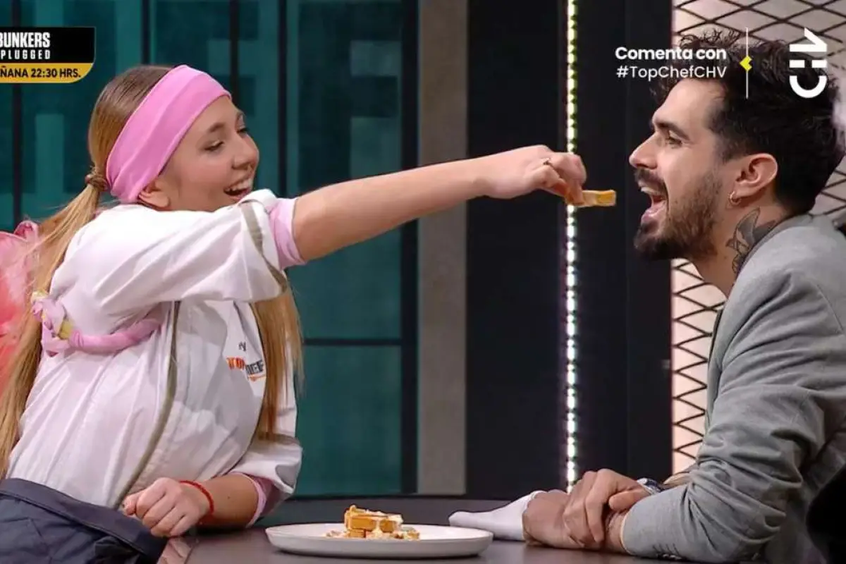 Disley Ramos y Benjamín Nast, Captura de pantalla - Chilevisión