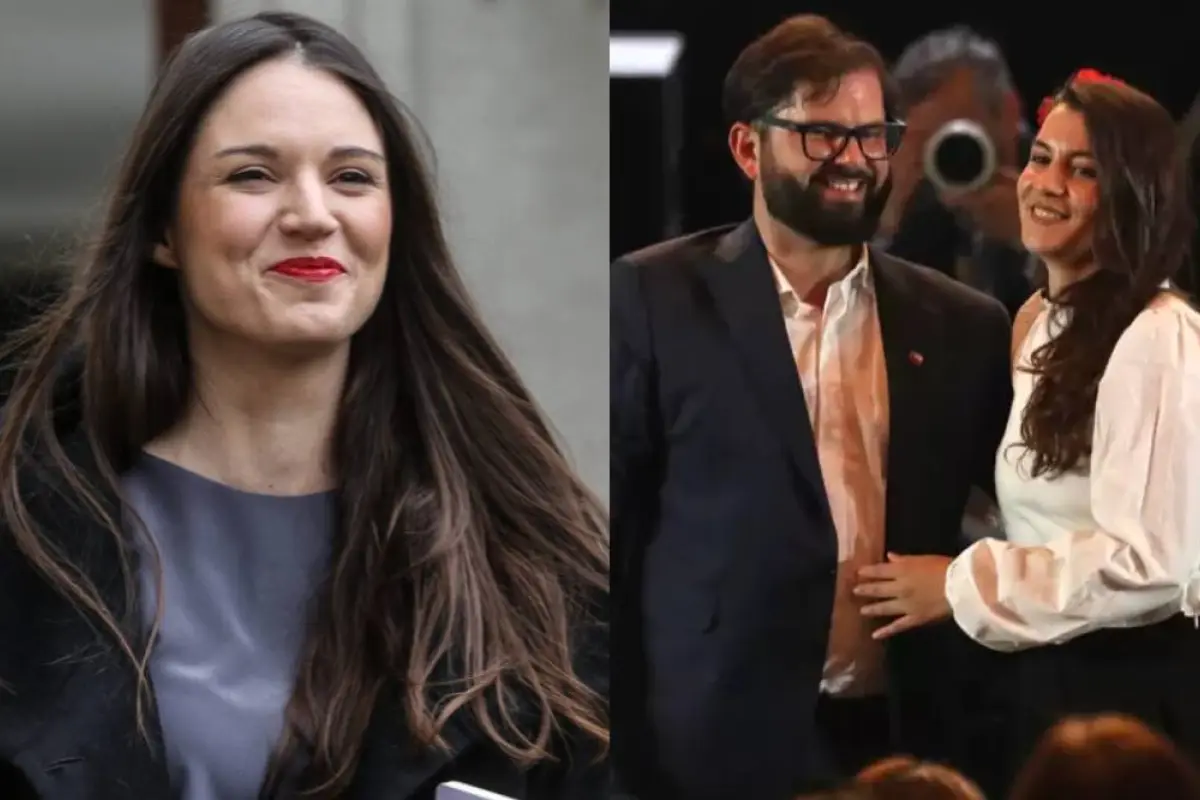 Así reaccionó Irina Karamanos al anuncio de paternidad de Gabriel Boric, Redes sociales | Referencial