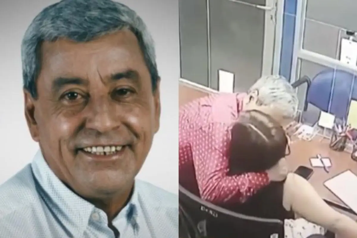 Cámara registró la incómoda situación, Captura