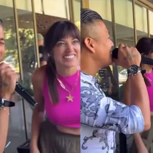 Américo y Yamila Reyna ,Captura de pantalla