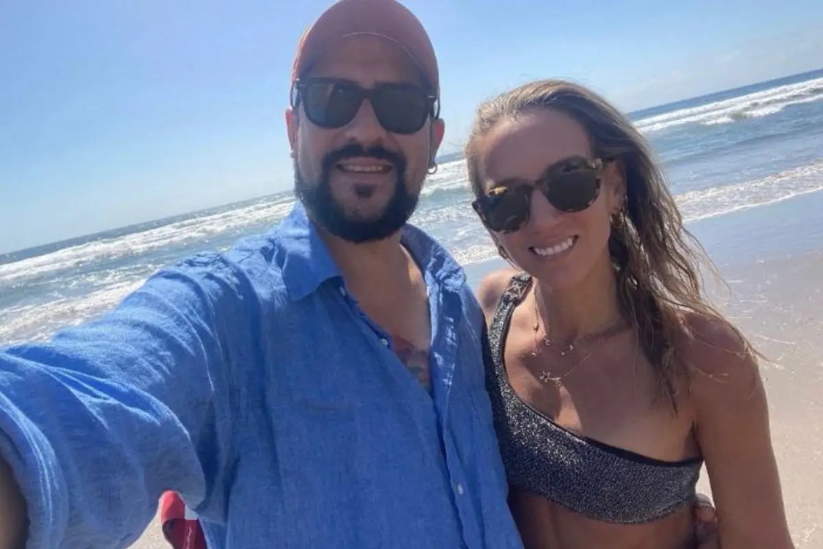 Pancho Orrego junto a su pareja en Maitencillo, Instagram