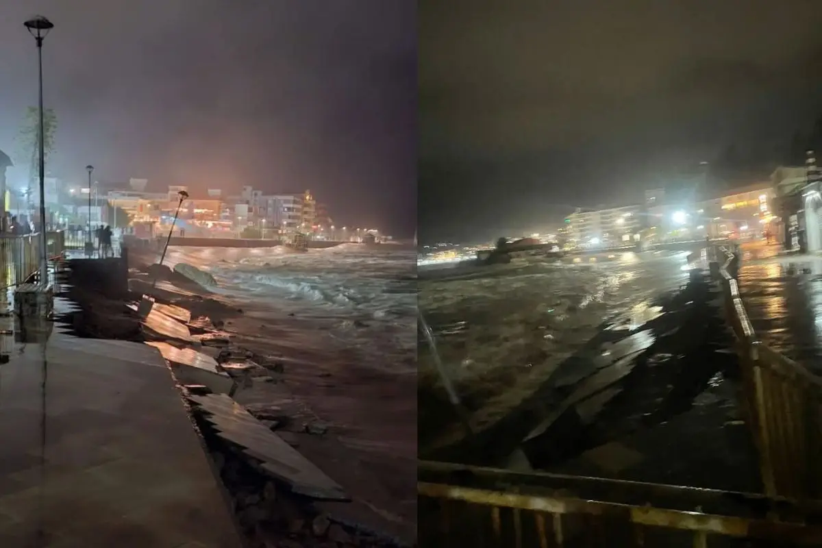 Marejadas generaron destrucción en Algarrobo, Captura