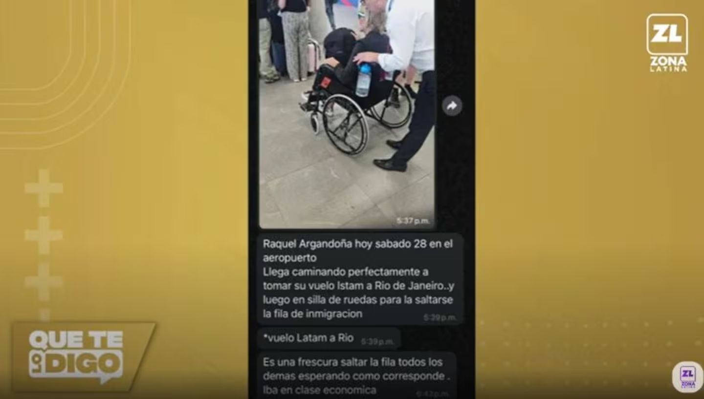 Raquel Argandoña en silla de ruedas - Qué te lo digo 