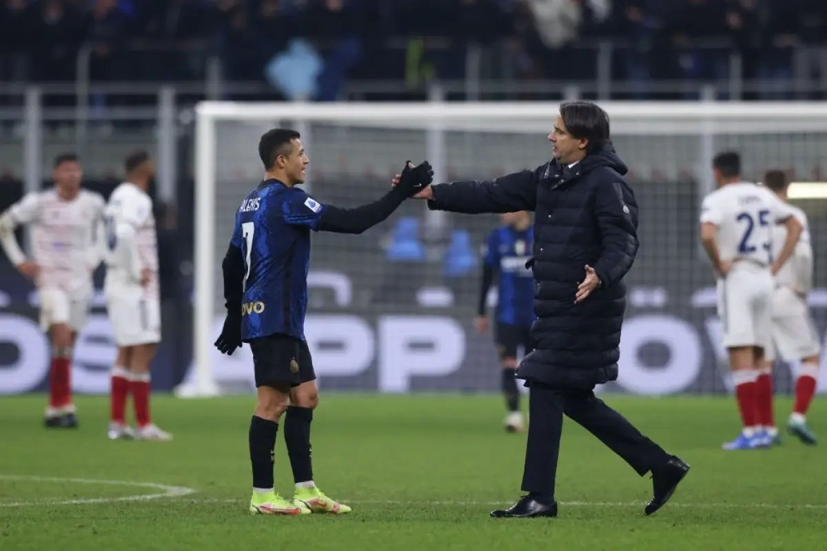 Simone Inzaghi y Alexis Sánchez, Internet