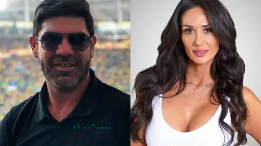 Pamela Díaz lo dio todo en el cumpleaños 50 de Marcelo Salas , Redes sociales | Referencial