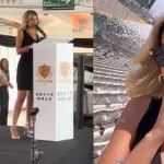 Camila Andrade en el Monumental, Captura