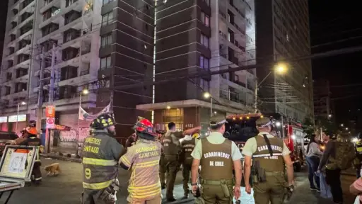 Incendio en edificio de Estación Central, Redes sociales