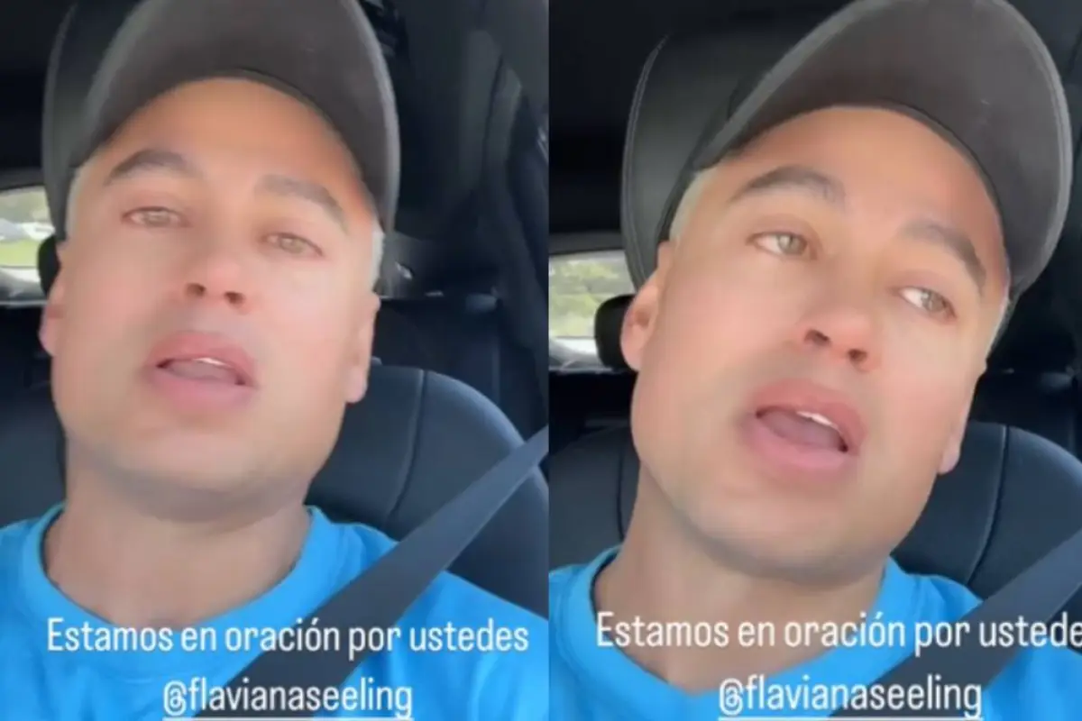 Bruno Zaretti rompió en llanto por estado de salud de Flaviana Seeling, Captura de redes sociales