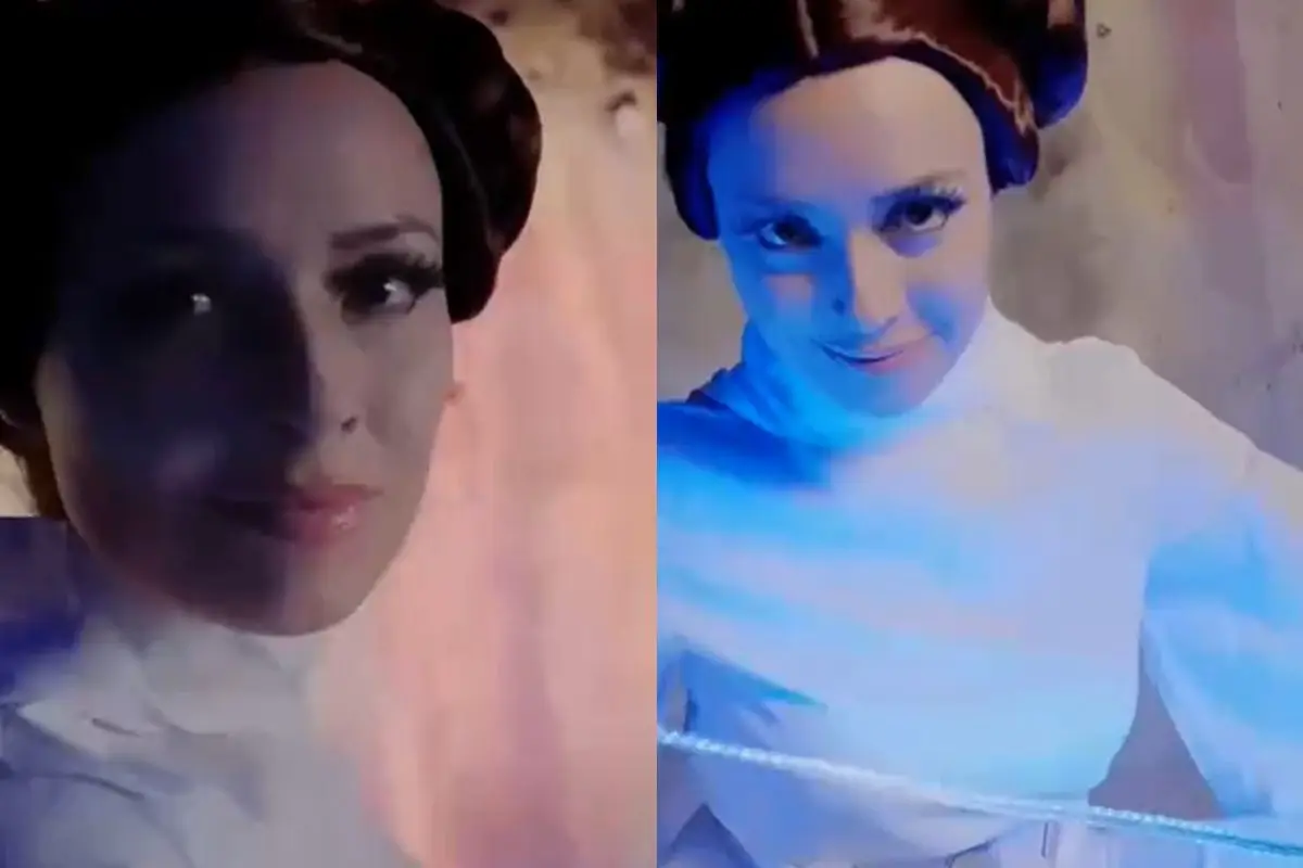 Camila Polizzi como la Princesa Leia, Captura
