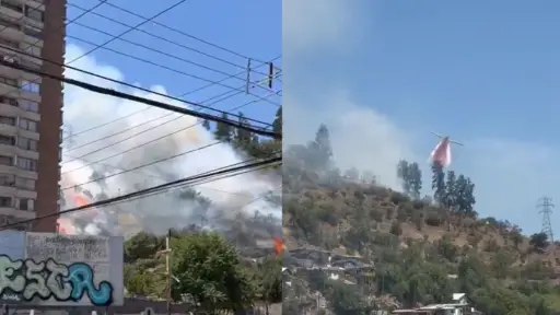 Incendio en el Cerro San Cristóbal, Captura