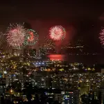 Viña del Mar y su tradicional show pirotécnico ,Agencia Uno