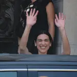 Dua Lipa saliendo del Club de la Unión, AGENCIA UNO