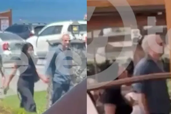 Pamela Díaz y Felipe Kast en Villarrica ,Captura de redes sociales