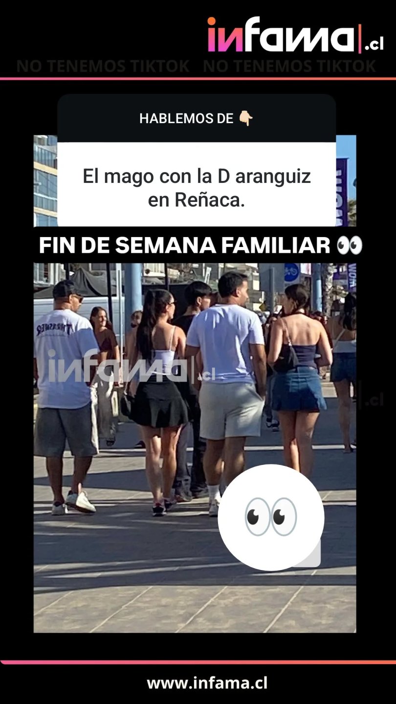 Daniela Aránguiz paseando con Jorge Valdivia en Reñaca - Infama | Instagram