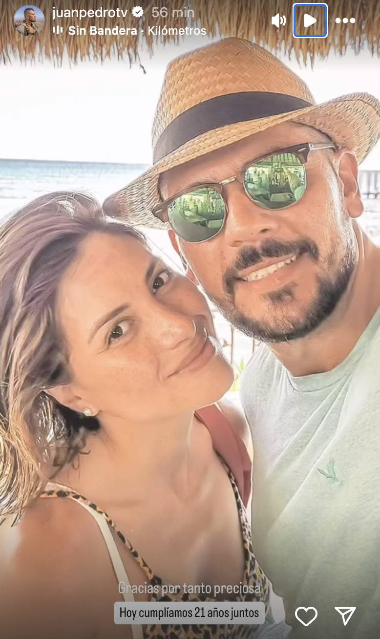 Juan Pedro Verdier recordó a su ex esposa - Instagram