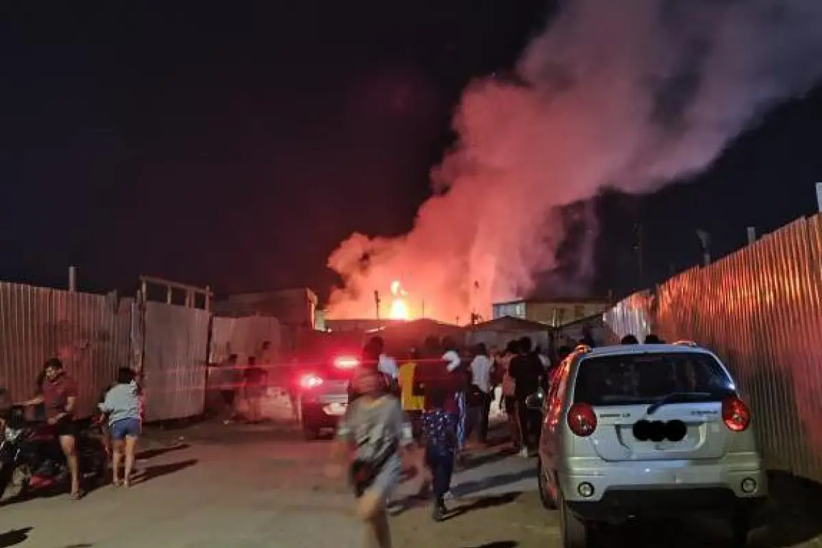 Incendio en Toma Dignidad, Radio Cumbre