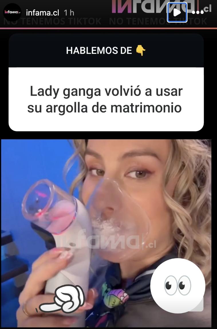 Lady Ganga volvió a usar la argolla - Instagram