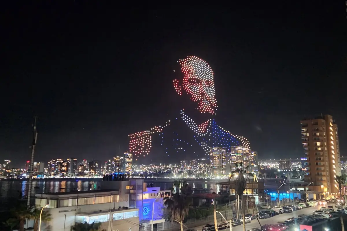 Show de drones en Iquique, Redes sociales