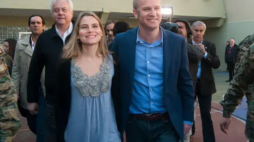 Felipe Kast y su ex esposa cubana, Agencia Uno